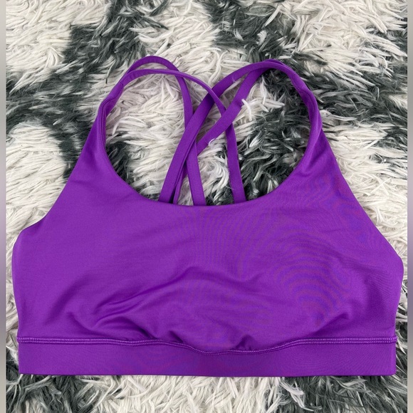 lululemon athletica Other - Lululemon Women's Purple Energy Bra Size 8 Sports Bra